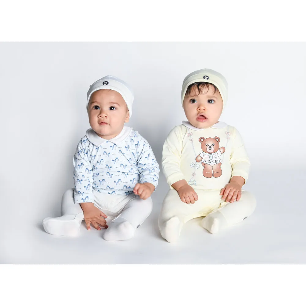 Aigner Kids New Born Set Sleepsuit & Hat