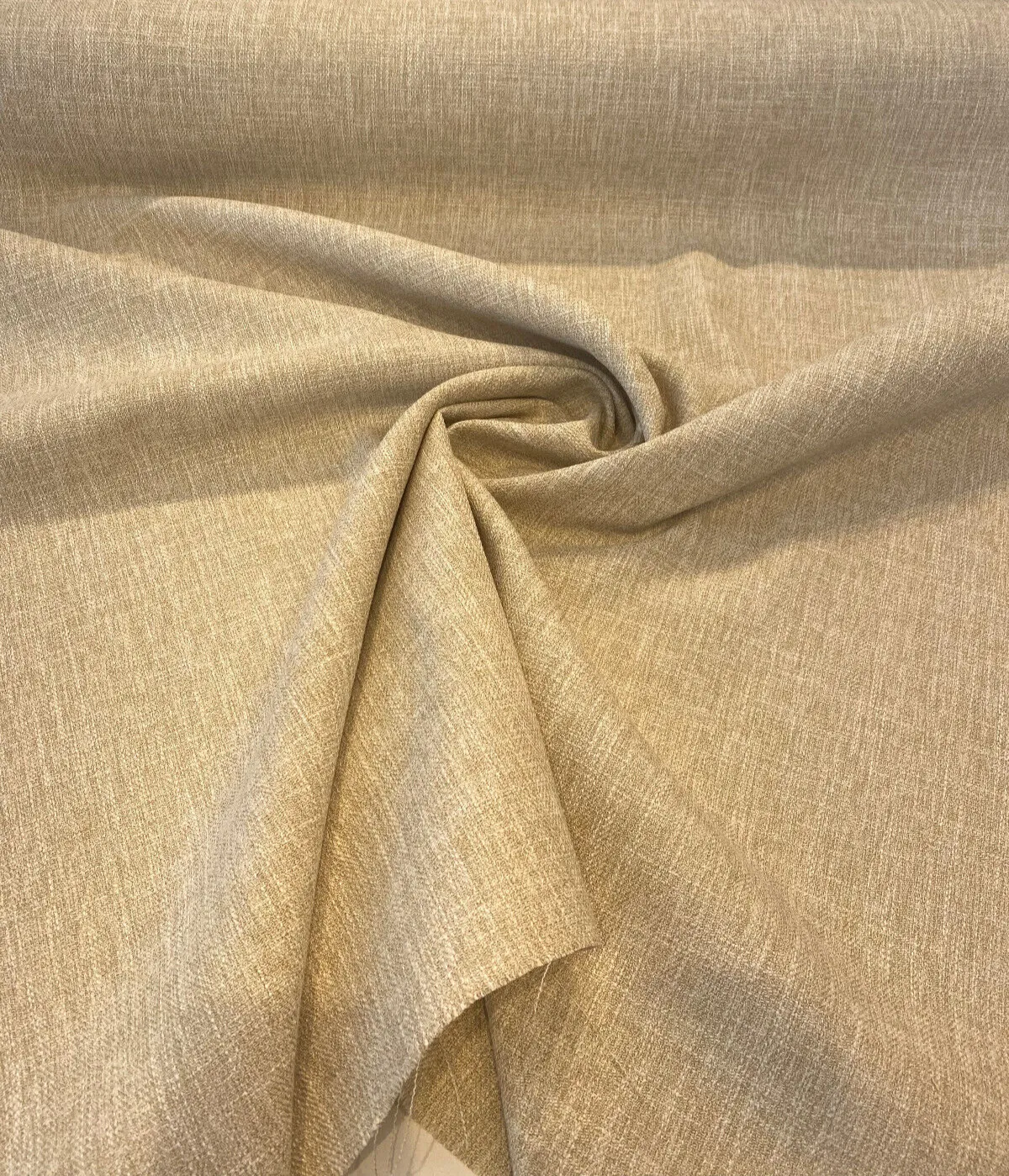 Berkley Wheat Cream Linen Look Drapery Upholstery Regal Fabric By the Yard