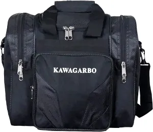 Bowling Bag for Single Ball - Single Ball Tote Bag with Padded Ball Holder - Fits a Single Pair of Bowling Shoes Up to Mens Size 14