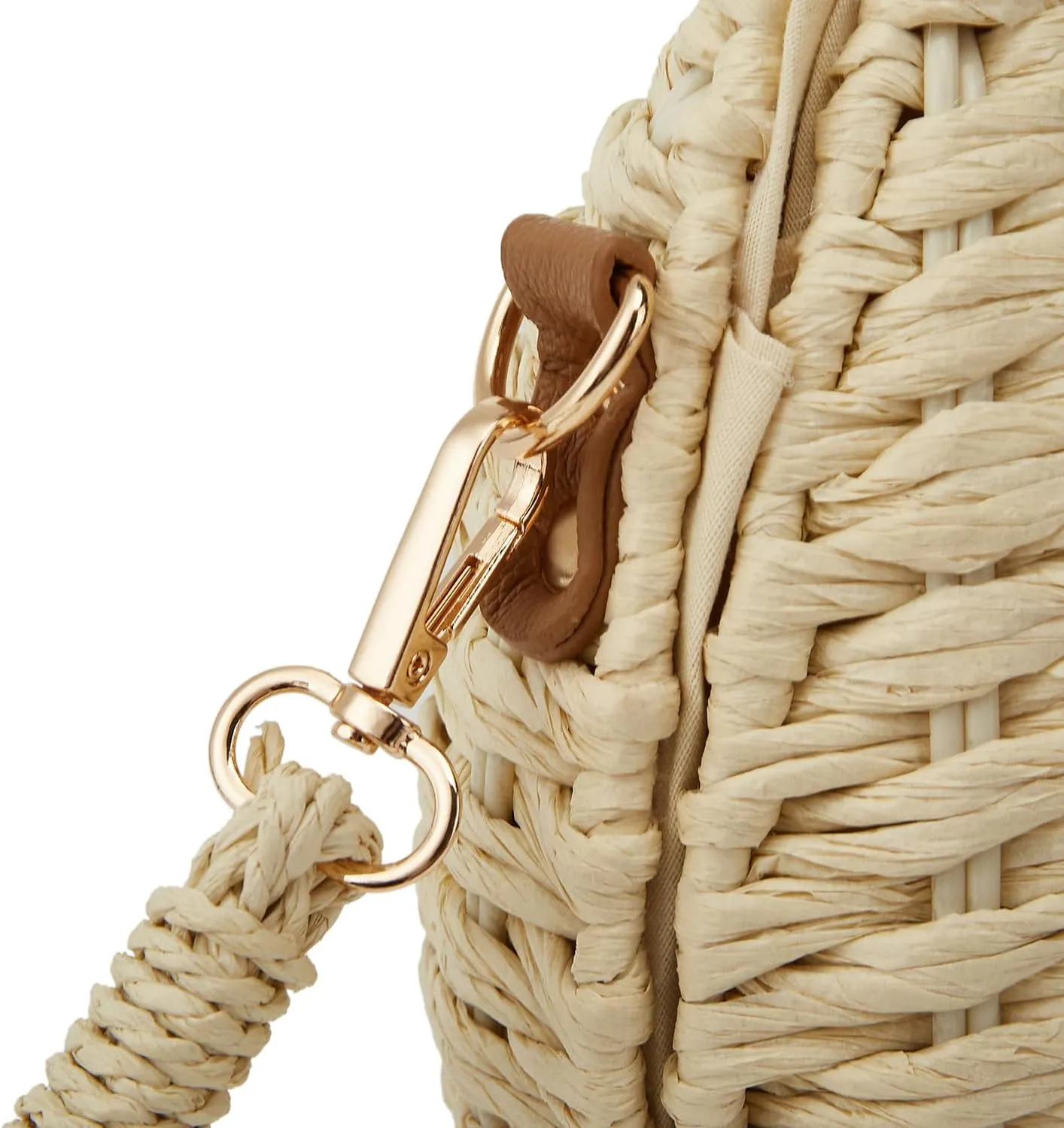 Casual Straw Beach Bags For Women Dumpling Bag Rattan Purses Summer Straw Crossbody Woven Handbag Purse Shoulder Bag Travel