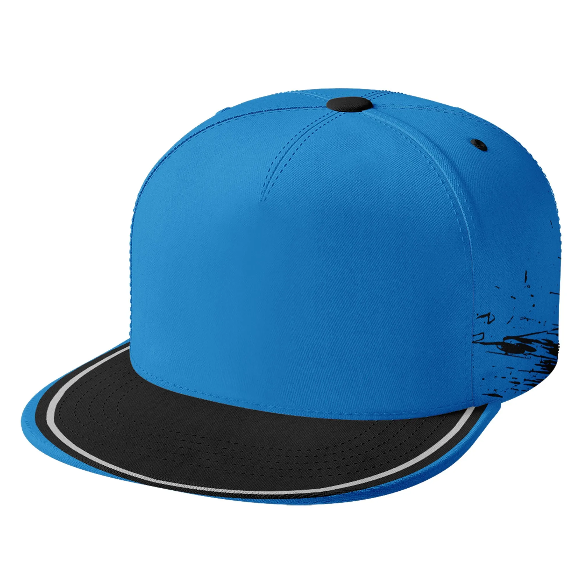 Custom Blue Black Carolina Football Jersey and Hat Combo Offer Personalized Combo ZH-D020326-5