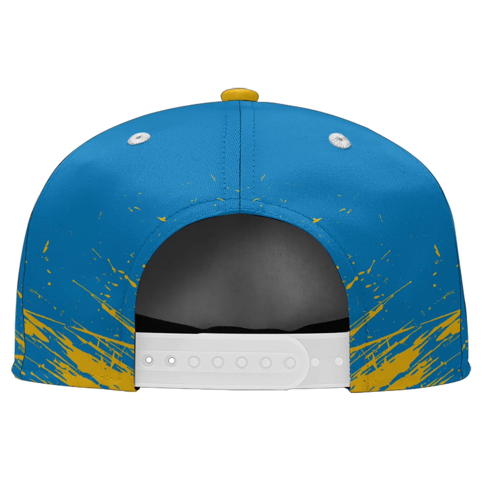 Custom Blue Yellow Los Angeles Football Jersey and Hat Combo Offer Personalized Combo ZH-D020326-22