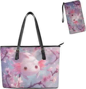 Handbags for Women Shoulder Bags Tote Satchel Hobo 2pcs Purse Set