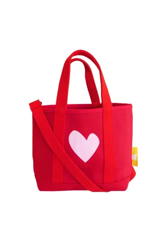 Kerri Rosenthal The Mini Tote Imperfect Heart In Cherri
