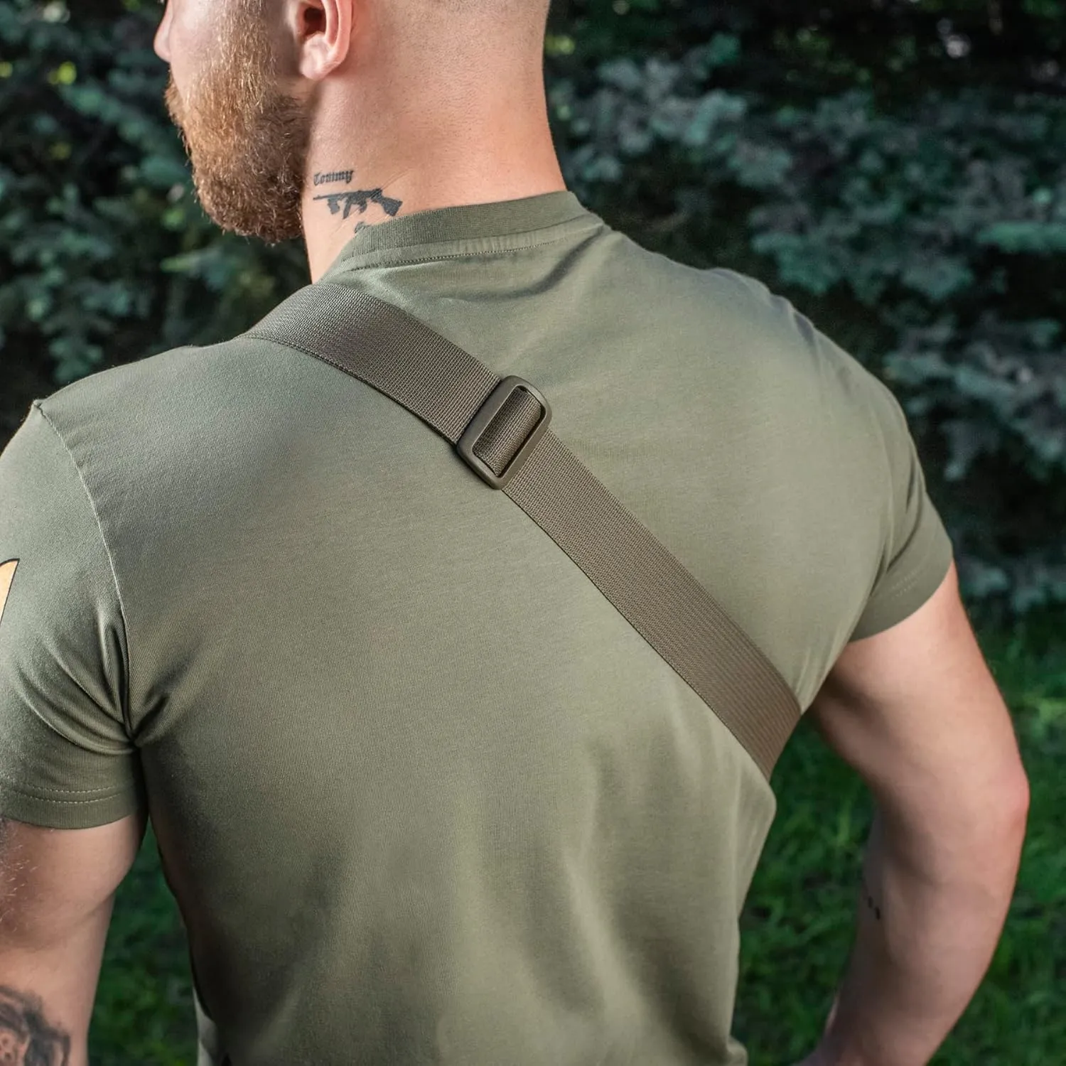 M-Tac Elite Tactical Hexagon Fanny Pack - Military Style Belt Bag for Men with Molle - EDC Waist Pack (Multicam Ranger Green)