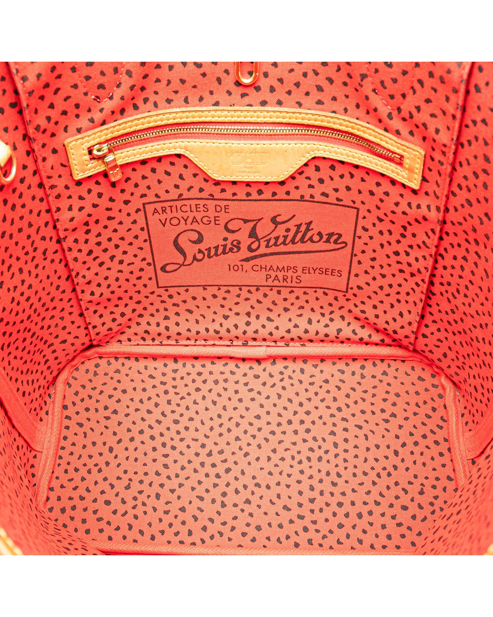 Monogram Canvas Tote with Vachetta Leather Trim and Interior Zip Pocket