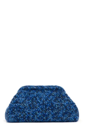 Mrina Knit Bag in Sky, Cobalt & Dark Navy Cashmere