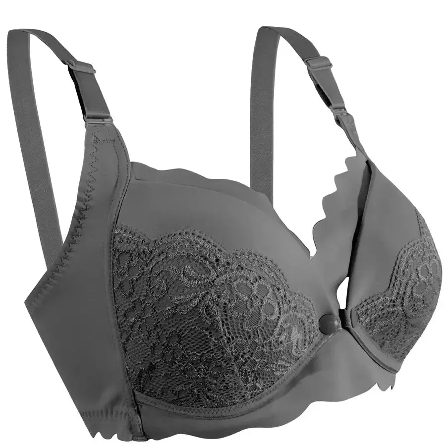 Okus Elegant Seamless Maternity & Nursing Bra - Black