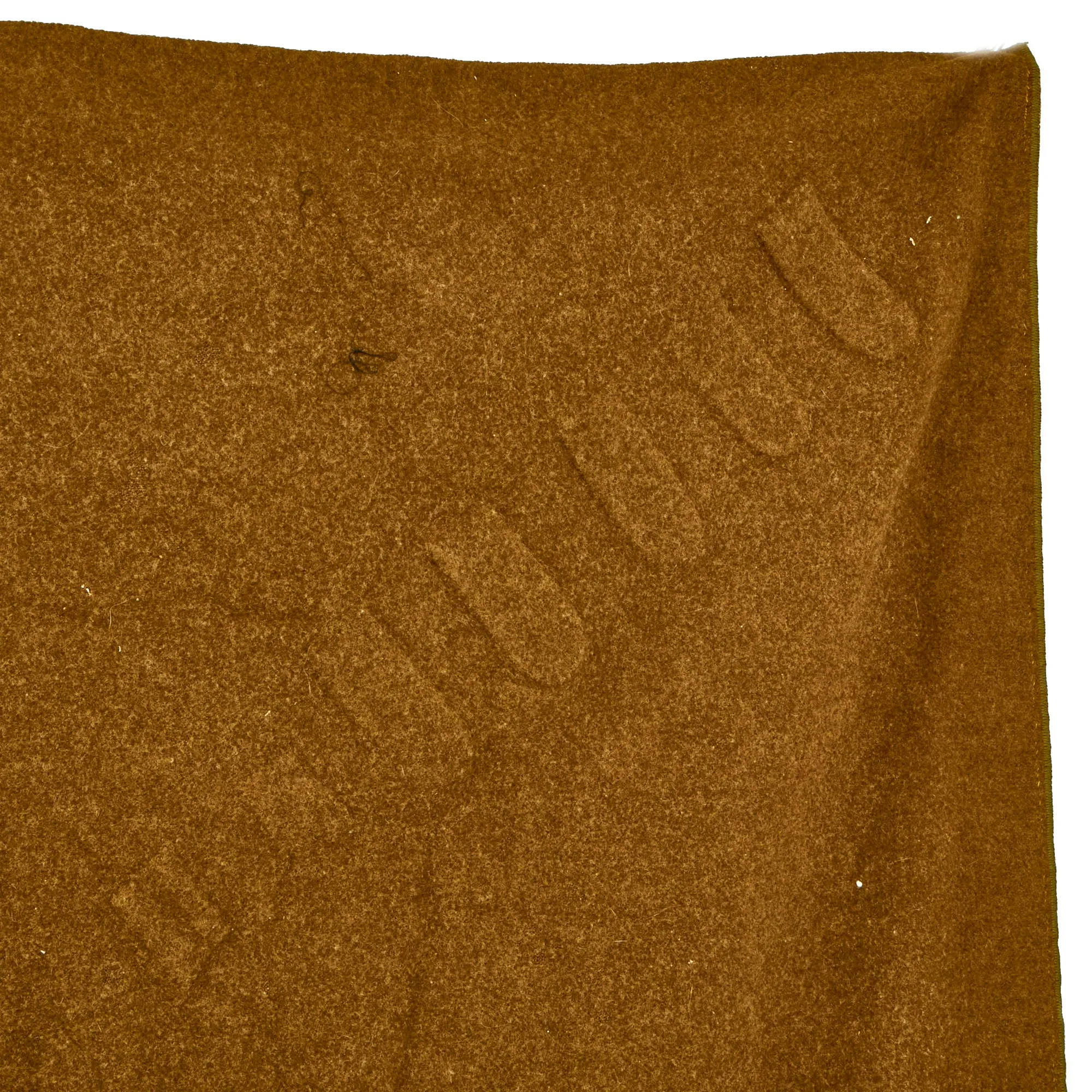 Original U.S. WWII Bring Back Souvenir Wool Army Trophy Blanket Covered with 140 German Kriegsmarine Navy & Heer Army Patches & Insignia - 78" x 67"