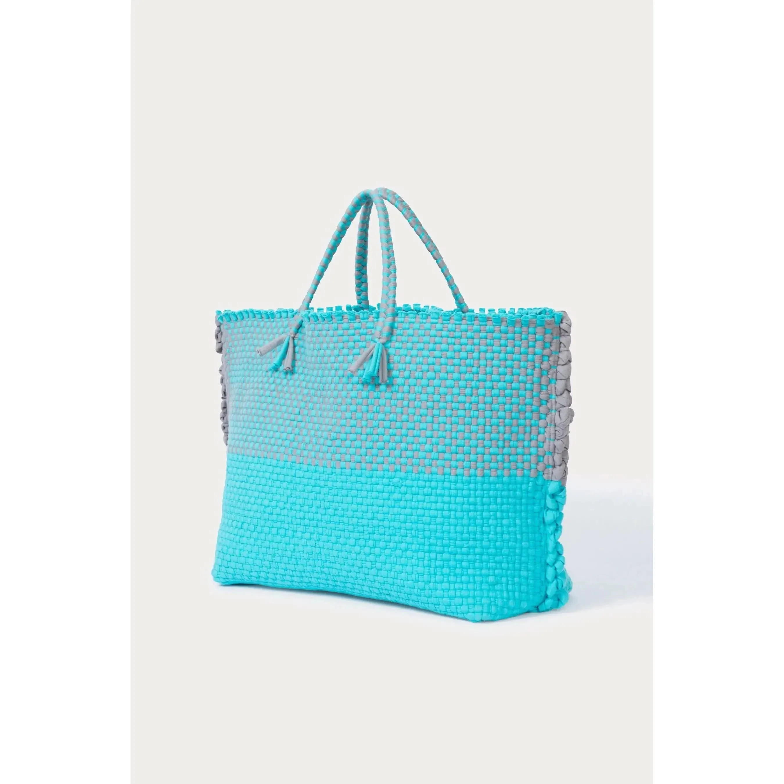 Rachel Comey Cadiz Colorblock Tote in Aqua
