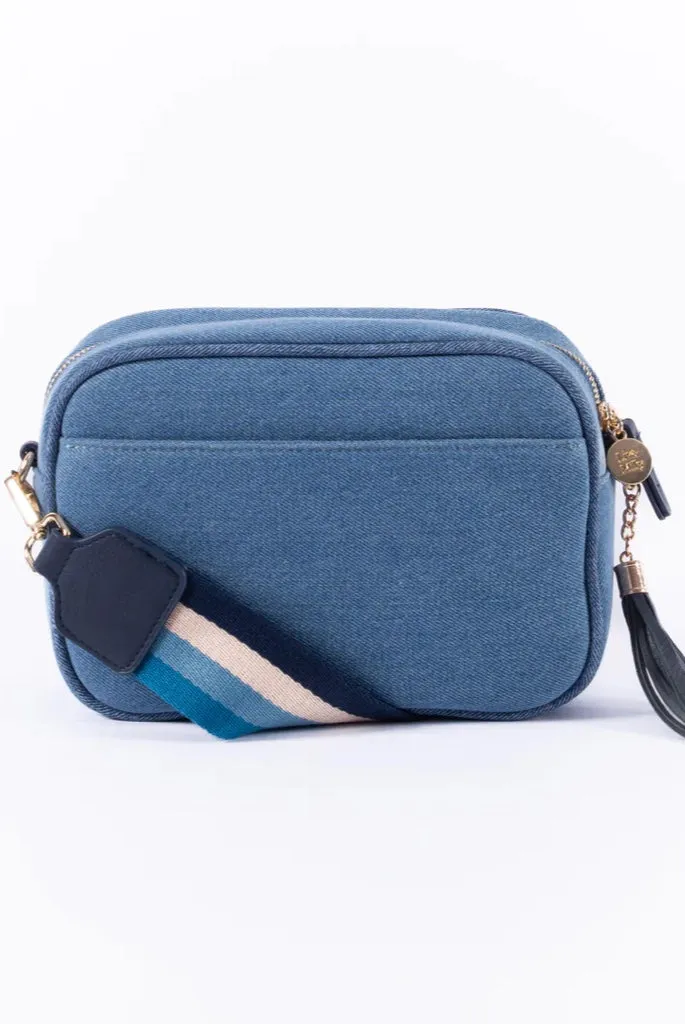 Sally - Denim Crossbody Bag by Liv&Milly