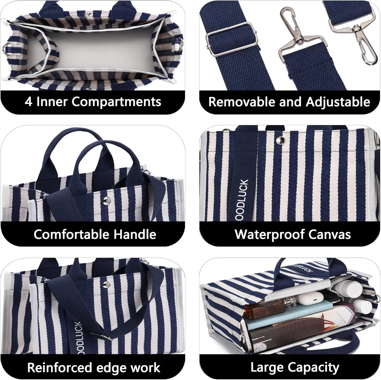 Small Cute Canvas Tote Bag for Women,Crossbody Purse Everyday Satchel Shoulder Work Bags Handbags for Gift Beach Book